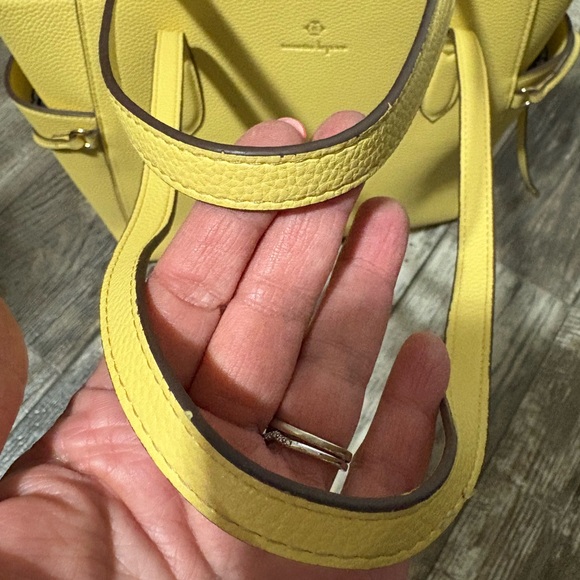 Nanette Lepore Yellow Structured Tote Bag - Picture 12 of 14